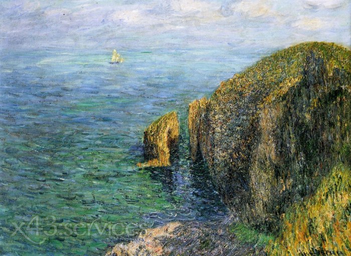 Gustave Loiseau - La Banche Haute Mer Cap Frehel - zum Schließen ins Bild klicken